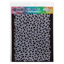 Dylusion Stencil LARGE (9x12") - Triangles