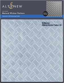 Altenew Embossing Folder - Natural Wicker 3D