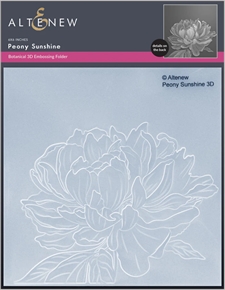 Altenew Embossing Folder - Peony Sunshine 3D