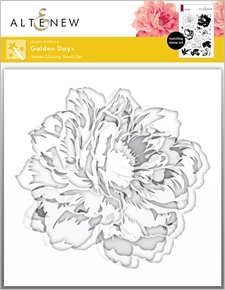 Altenew Stencil 6x6" - Golden Days Simple Coloring (4 pcs).
