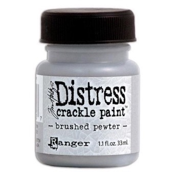 Crackle Paint - Brushed Pewter (s�lv)