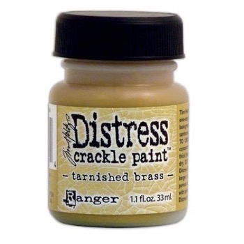 Crackle Paint - Tarnished Brass (guld)