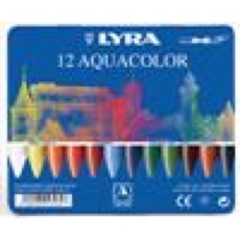 Lyra Aquacolor - 12 stk. i Metal�ske
