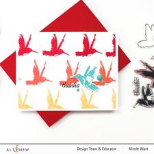Altenew Stamp & Die Set - Painted Hummingbirds (Kolibri) (bundle)