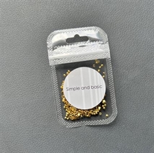 Simple and Basic Half Pearl - Polished Gold 2mm (ca. 500 stk.)