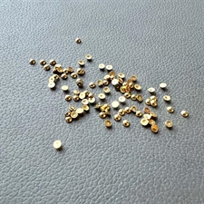 Simple and Basic Half Pearl - Polished Gold 3 mm (ca. 500 stk.)