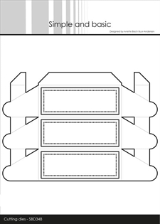 Simple and Basic Die - Oblong Rosette Box