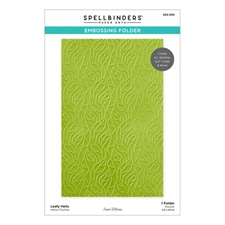 Spellbinders Embossing Folder - Leafy Helix