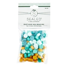Spellbinders Wax Sealed - Wax Beads Must Have MIX / Teal