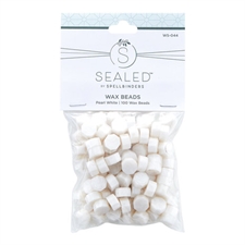 Spellbinders Wax Sealed - Wax Beads / Pearl White
