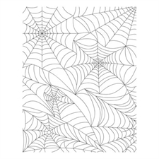 Spellbinders BetterPress Plate & Die Set - Spider Web Background