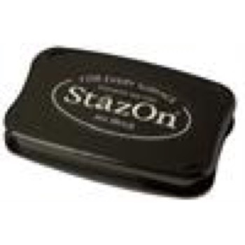 Staz-On Stempelsv�rte - Sort