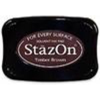 Staz-On Stempelsv�rte - Timber Brown