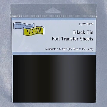 The Crafter\'s Workshop Foil Transfer Sheets - Black Tie