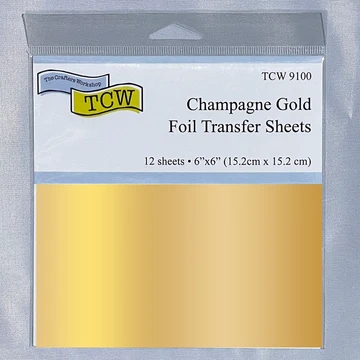 The Crafter\'s Workshop Foil Transfer Sheets - Champagne Gold