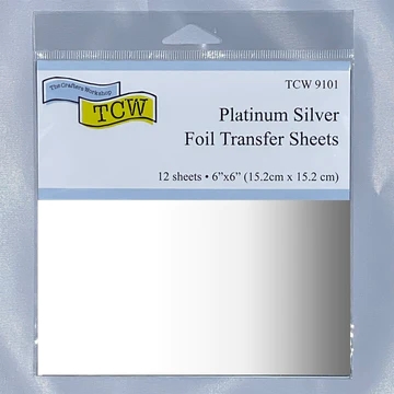 The Crafter\'s Workshop Foil Transfer Sheets - Platinum Silver