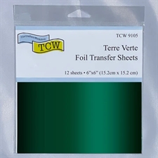 The Crafter's Workshop Foil Transfer Sheets - Terre Verte