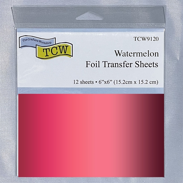 The Crafter\'s Workshop Foil Transfer Sheets - Watermelon
