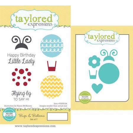 Taylored Expressions Stamps & Dies - Bugs & Balloons