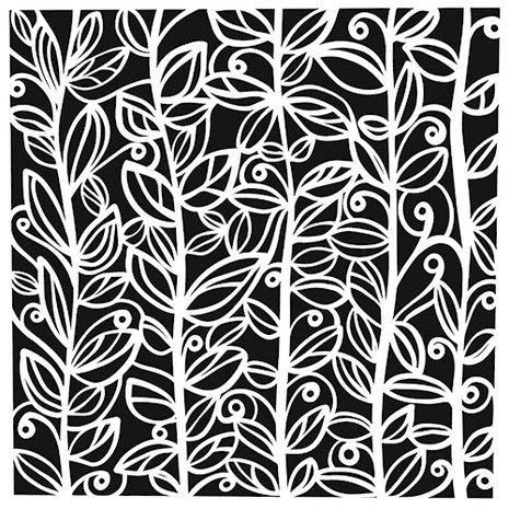 Crafter\'s Workshop Template 12x12" - Leafy Vines
