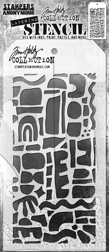 Tim Holtz Layered Stencil - Cutout Shapes 1