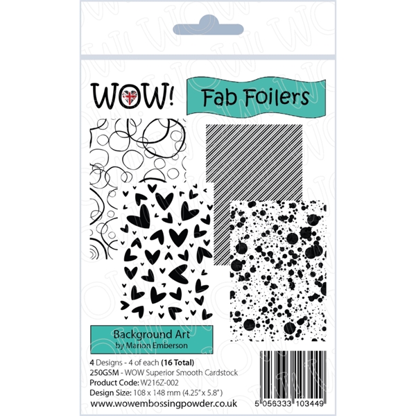 WOW! Fab Foilers - Background Art (A6)