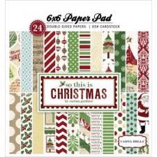 Carta Bella Paper Pad 6x6" - So this is Christmas