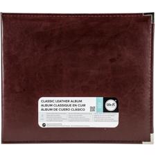 WRMK Classic Leather Album 12x12" - D-Ring Kunstlæder / Chocolate Brown