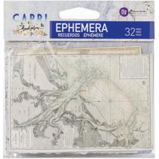 Prima Collection - Capri / Die-Cut Ephemera (32 dele)
