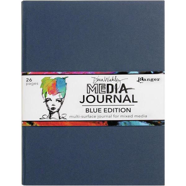 Dina Wakley Media Journal - 8 x 10" (lille) / Blue Edition