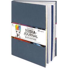 Dina Wakley Media Journal - 8 x 10" (lille) / Blue Edition