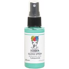 Dina Wakley Media Gloss Spray - Turquoise 