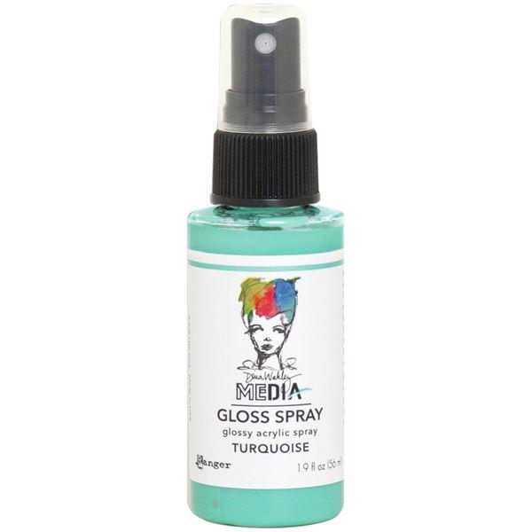 Dina Wakley Media Gloss Spray - Turquoise 