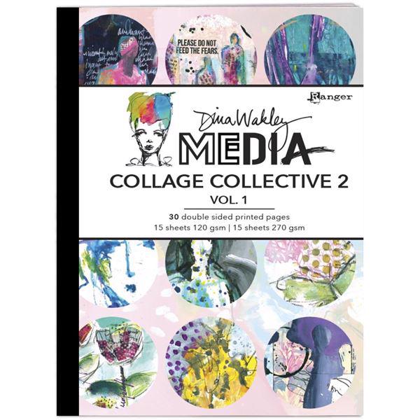Dina Wakley Media - Mixed Media Collage Collective / Series 2 - Vol 1