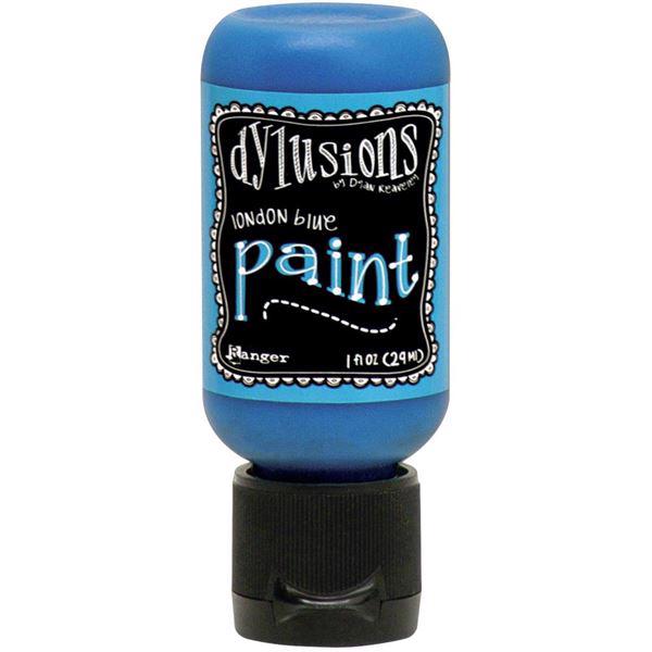 Dylusion Paints Flip-Top Bottle - London Blue 