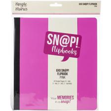 Simple Stories Sn@p! Flipbook 6"x8" - Pink (stor)