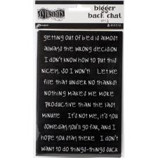 Dylusions Back Chat Stickers - Black / Set 2