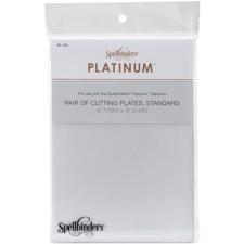 Spellbinders Platinum 6 Cutting Plates - A5 Clear