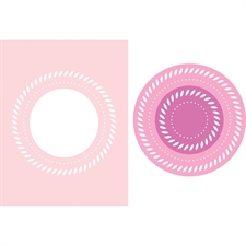 PinkFresh Studios DIE - Braided Circles