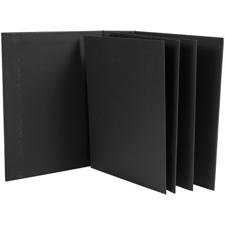 49 And Market Foundations Album Series - 2" Portrait Album 8.5"X6.5" / Black