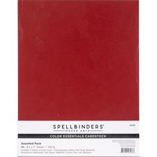 Spellbinders Color Essentials Cardstock 8.5"X11" 20/Pkg - Assorted Colors