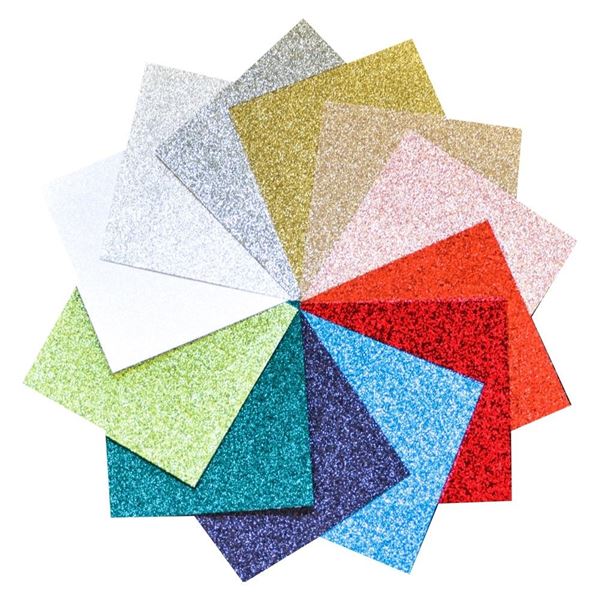 Memory Box Paper Pad 6x6 Glitter Pad / Festive