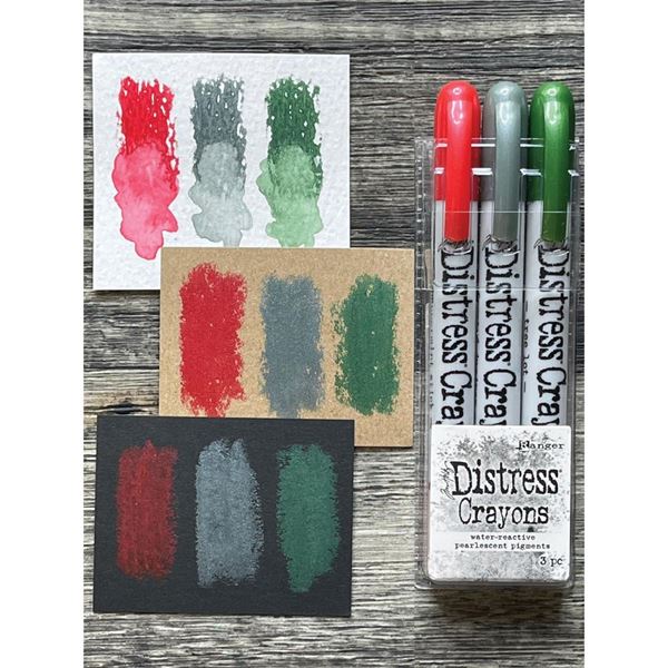 Distress Crayons Pearl Holiday Set 1 (3pack)