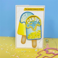 Dress My Craft Die - Shaker Die / Ice Cream Candy (Popsicle)
