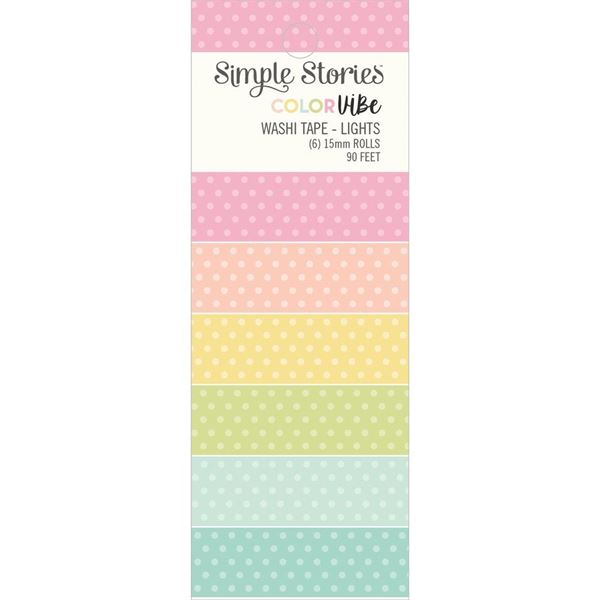Simple Stories Color Vibe Washi Tape - Basics