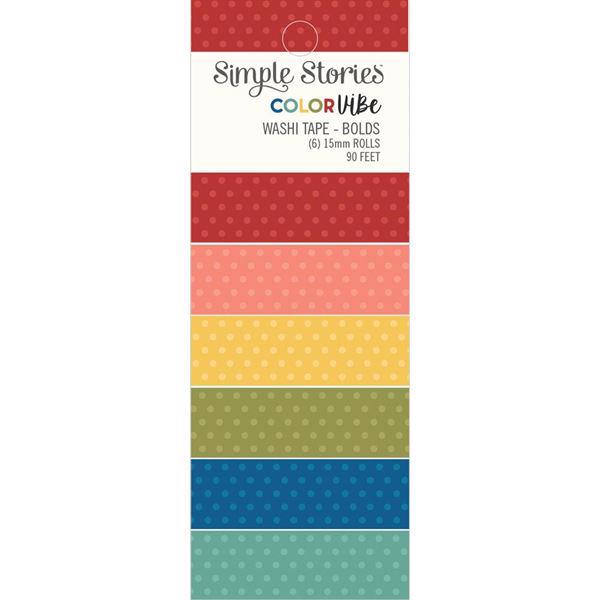 Simple Stories Color Vibe Washi Tape - Bolds