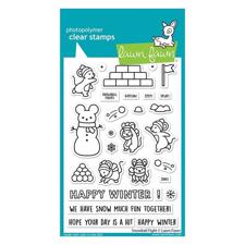 Lawn Fawn Clear Stamp - Snowball Fight