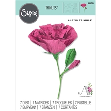 Sizzix Thinlits - Flower Set / Lisianthus