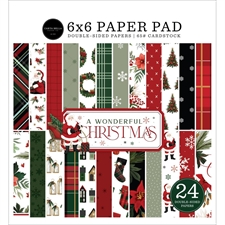 Carta Bella Paper Pad 6x6" - A Wonderful Christmas