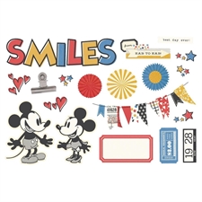 Simple Stories Simple Page Pieces - Say Cheese Classic Mouse (19 pieces)